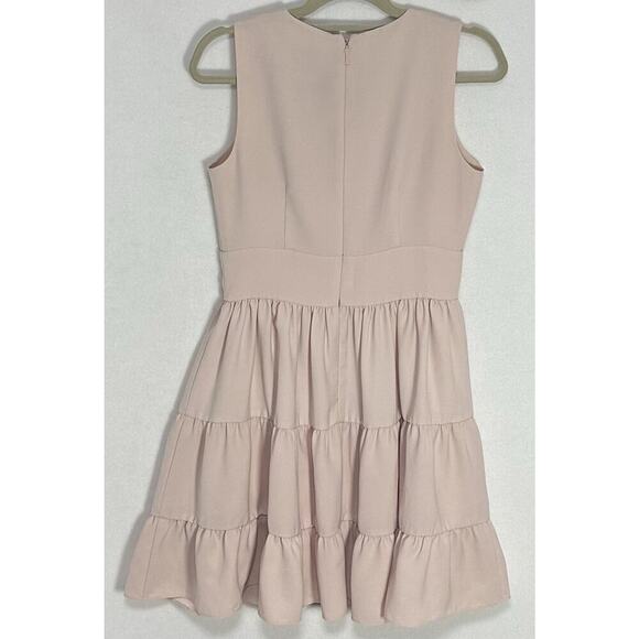 Kate Spade New York Flower Embroidered Layered Pink dress Size 6 - Picture 3 of 8